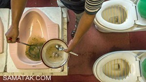 سرو غذا در کاسه های توالت چندش آور + تصاویر 17 1509855036 samatak com