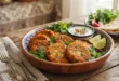 طرز تهیه کتلت بادمجان بدون گوشت تصویری