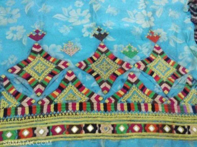 هنر سوزن دوزی زنان بلوچ سیستان و بلوچستان 3 هنر سوزن دوزی زنان بلوچ 3
