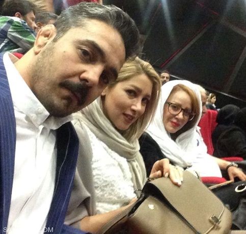 تصاویر الناز حبیبی به همراه مادر و برادرش