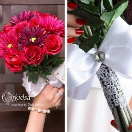 100 مدل دسته گل عروس برای جشن عقد و عروسی