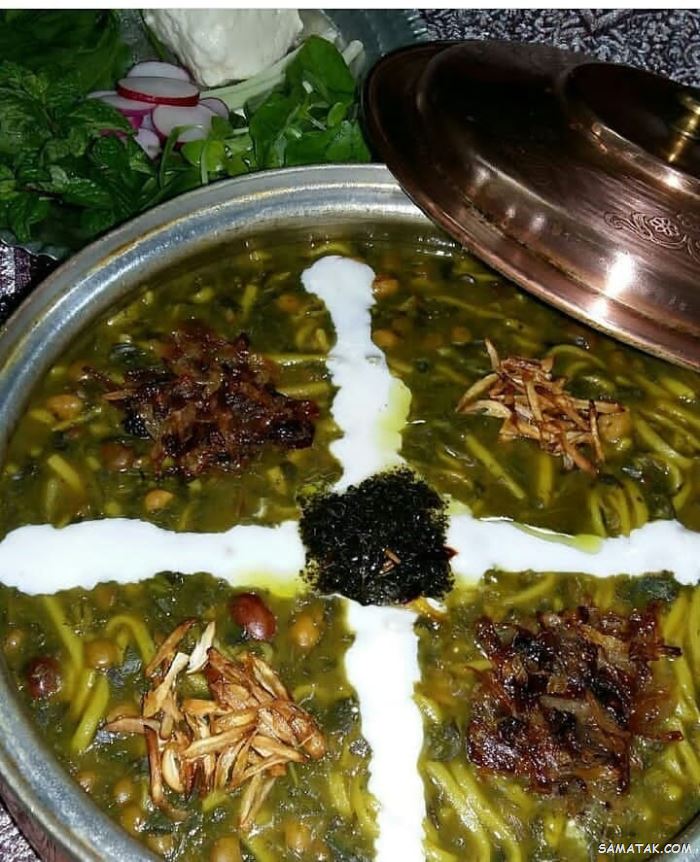 70 عکس تزیین آش رشته نذری - مجلسی - پشت پا 70 عکس تزیین آش رشته نذری - مجلسی - پشت پا