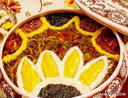 70 عکس تزیین آش رشته نذری - مجلسی - پشت پا 70 عکس تزیین آش رشته نذری - مجلسی - پشت پا