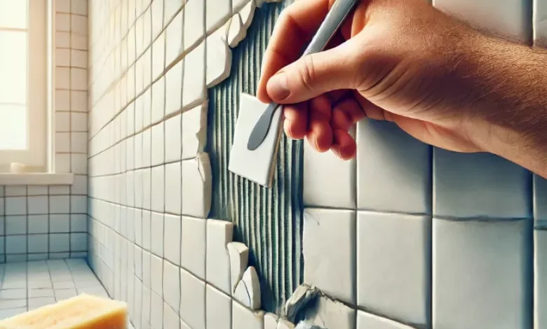 علت جدا شدن کاشی از دیوار + آموزش رفع لقی کاشی دیوار 1 رفع لقی کاشی دیوار