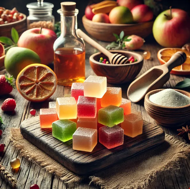 پاستیل خانگی بدون گلوکز و پودر ژلاتین 3