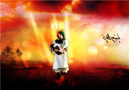 عکس نوشته شهادت حضرت علی اصغر (ع)