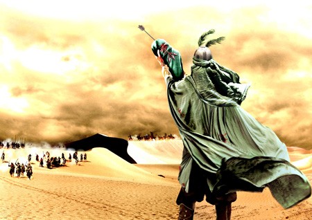 عکس نوشته شهادت حضرت علی اصغر (ع)