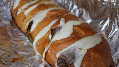 طرز درست کردن ساندویچ استیک پنیری بازاری در خانه 4 1875925310 samatak com