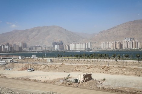 عکس های بزرگترین دریاچه مصنوعی خاورمیانه در ایران