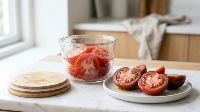نگهداری گوجه فرنگی در یخچال 6