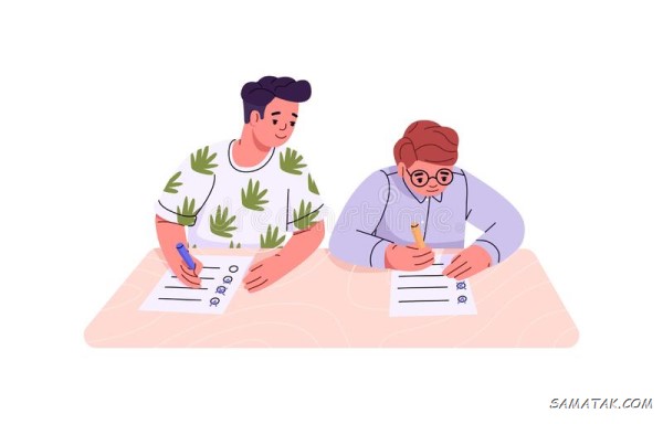 عکس تقلب خنده دار دانشجویان سر جلسه امتحان عکس تقلب خنده دار دانشجویان سر جلسه امتحان