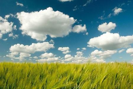 عکس ابرهای زیبا در هنگام طلوع و غروب خورشید