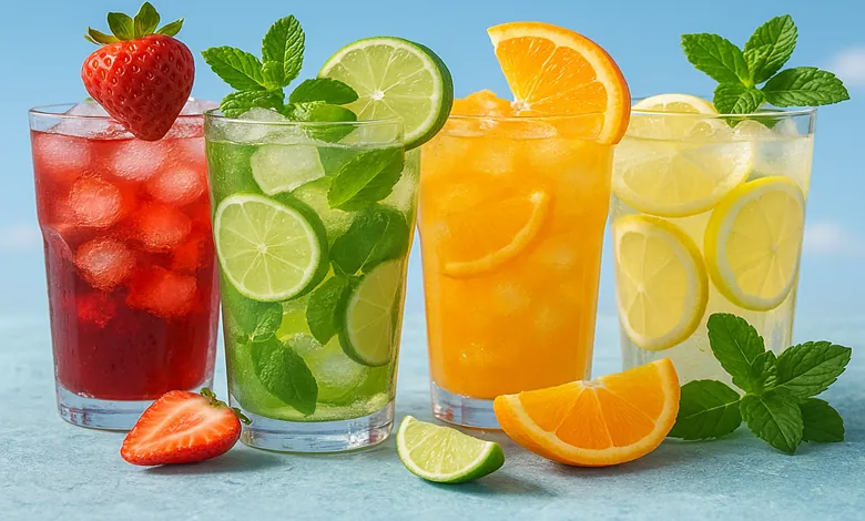طرز تهیه نوشیدنی خنک ساده خانگی 1 طرز تهیه نوشیدنی خنک ساده خانگی