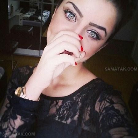 عکس دختران چشم سبز خارجی