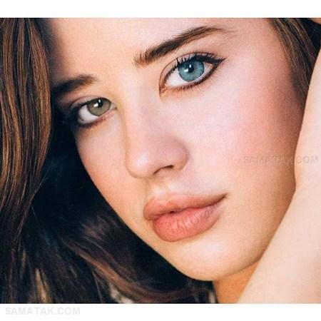 عکس دختران چشم سبز خارجی