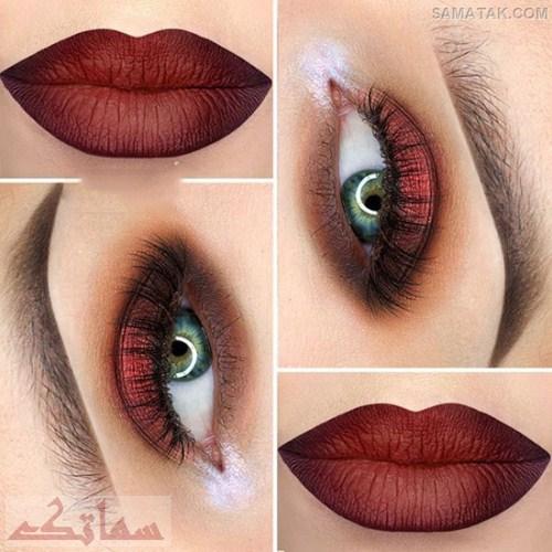 انواع مدل های آرایش چشم و لب و ابرو عید نوروز