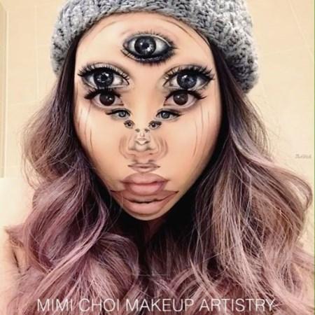 آرایش های سه بعدی وحشتناک روی صورت دختران + تصاویر آرایش های سه بعدی وحشتناک روی صورت دختران + تصاویر