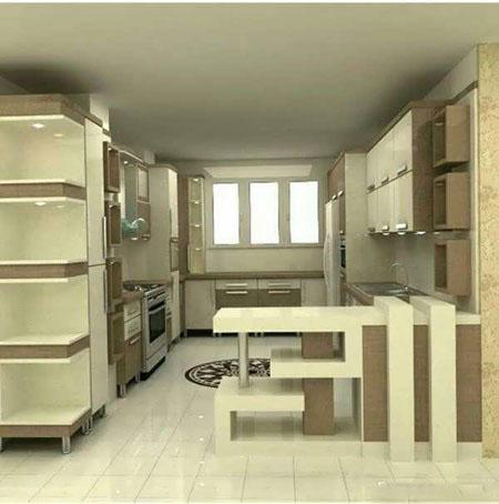 مدل کابینت های MDF بسیار شیک برای آشپزخانه ها
