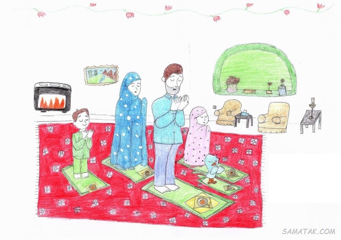 نقاشی عید فطر با رنگ آمیزی زیبا، ساده و آسان نقاشی عید فطر با رنگ آمیزی زیبا، ساده و آسان