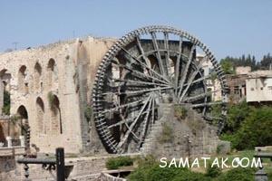چرخ های آبی قدیمی در شهر باستانی حما 50 586671650 samatak com