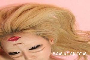 نقاشی های سه بعدی گیج کننده روی چهره دختران 182 16528801 samatak com