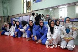 تمرینات تیم ملی جودوی دختران ایرانی در همدان 62 1465430024 samatak com