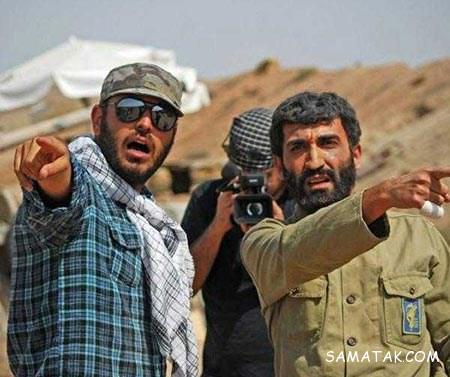 عکس بازیگران فیلم ایستاده در غبار