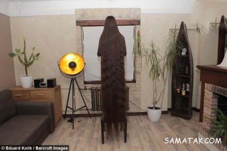 مو بلندترین دختر دنیا مو بلندترین دختر دنیا