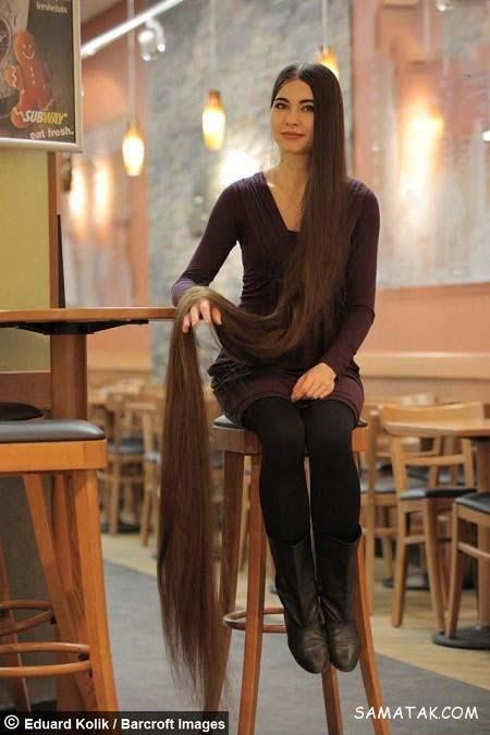 مو بلندترین دختر دنیا مو بلندترین دختر دنیا