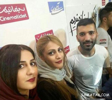 سلفی گرفتن دختران زیبا با بازیکنان پرسپولیس