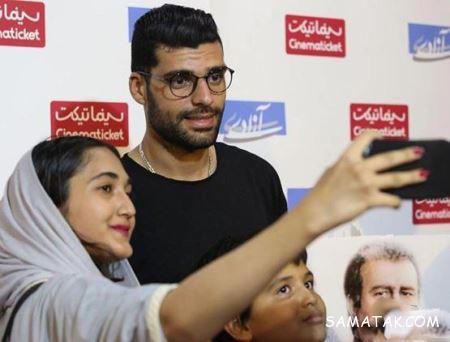 سلفی گرفتن دختران زیبا با بازیکنان پرسپولیس
