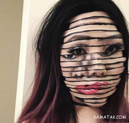 آرایش های وحشتناک روی صورت دختر خوشگل آرایش های وحشتناک روی صورت دختر خوشگل