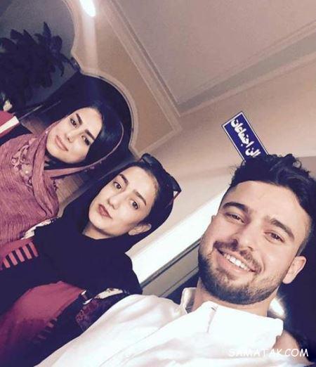 سلفی گرفتن دختران زیبا با بازیکنان پرسپولیس