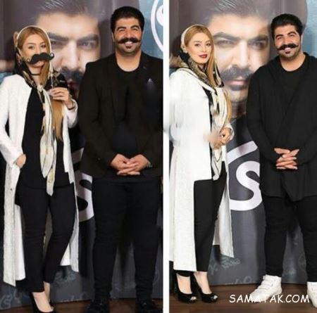 سحر قریشی با سبیل بهنام بانی شوخی بامزه ای نمود + تصاویر سحر قریشی با سبیل بهنام بانی شوخی بامزه ای نمود + تصاویر