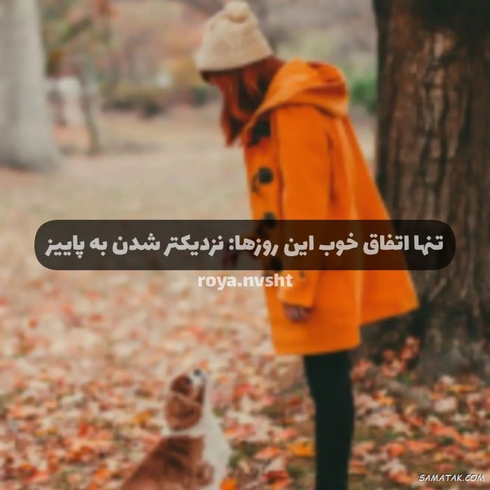 عکس پاییزی غمگین | عکس نوشته پاییزی غمگین