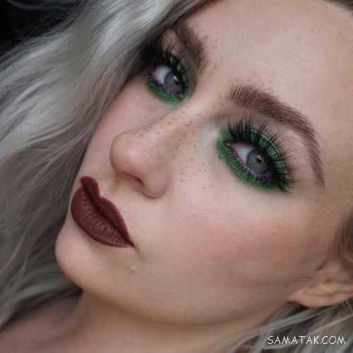 عکس جدیدترین مدل های آرایش فانتزی صورت