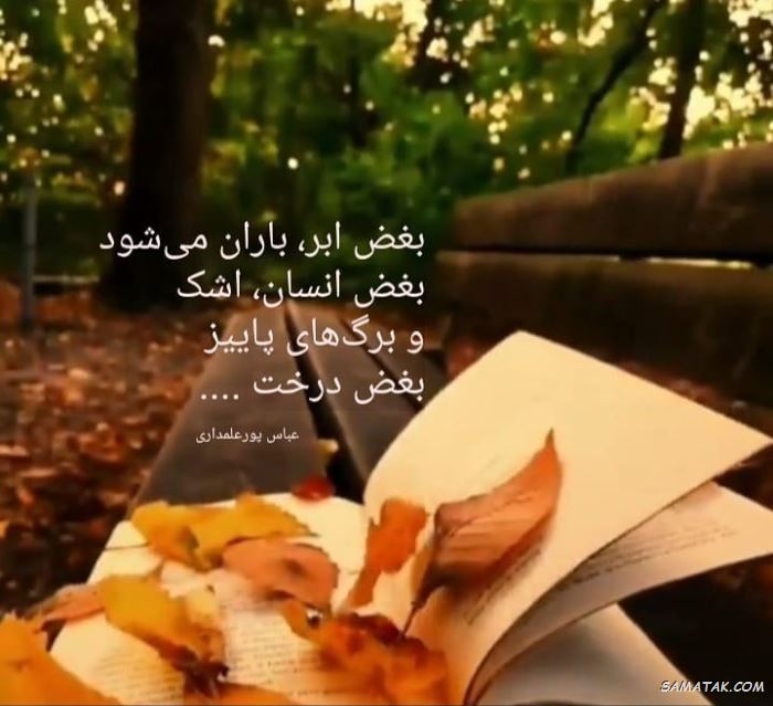 عکس پاییزی غمگین | عکس نوشته پاییزی غمگین