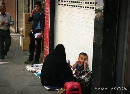 زندگی سخت کودکان کار در خیابان های تهران + تصاویر