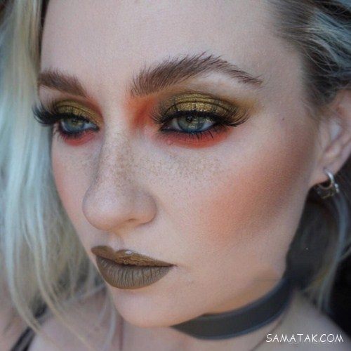 عکس جدیدترین مدل های آرایش فانتزی صورت