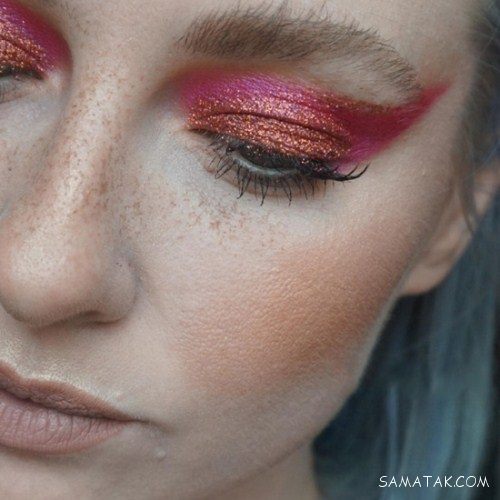 عکس جدیدترین مدل های آرایش فانتزی صورت