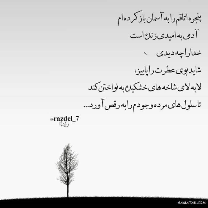 عکس پاییزی غمگین | عکس نوشته پاییزی غمگین