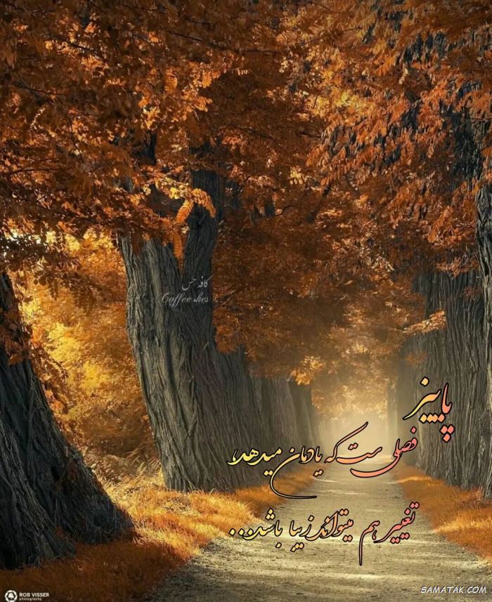 عکس پاییزی غمگین | عکس نوشته پاییزی غمگین