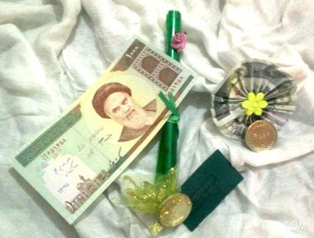 تزیین اسکناس برای عید غدیر | تزیین عیدی عید غدیر