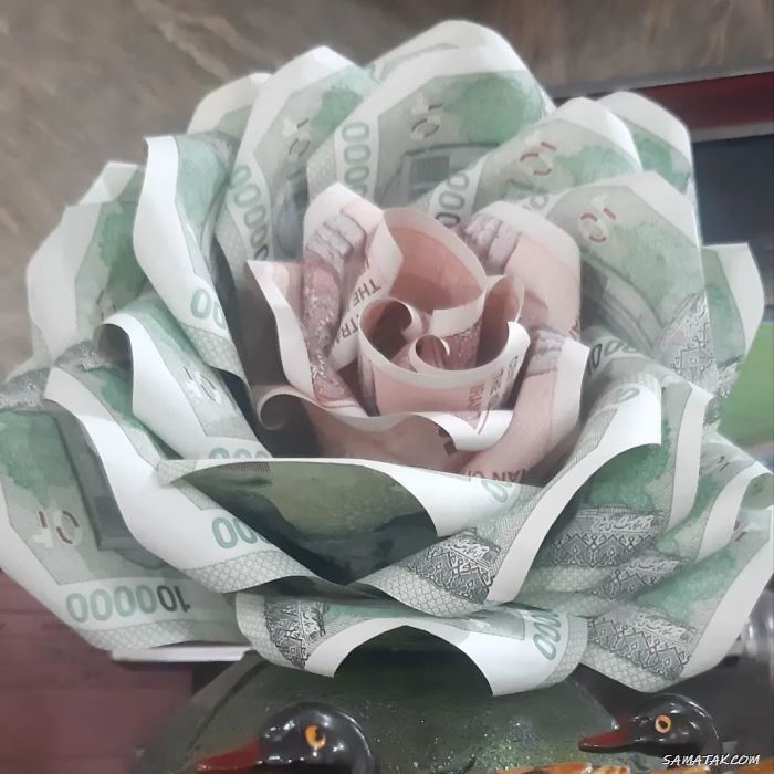 تزیین اسکناس برای عید غدیر | تزیین عیدی عید غدیر