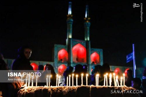 شام غریبان امام حسین در غروب روز عاشورا (عکس)