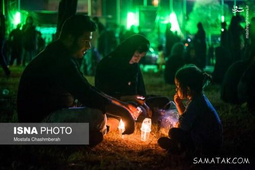 شام غریبان امام حسین در غروب روز عاشورا (عکس)