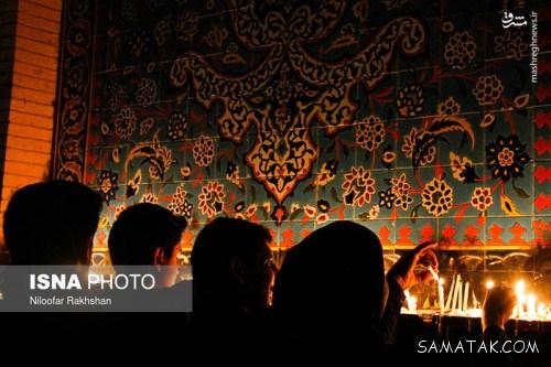 شام غریبان امام حسین در غروب روز عاشورا (عکس)