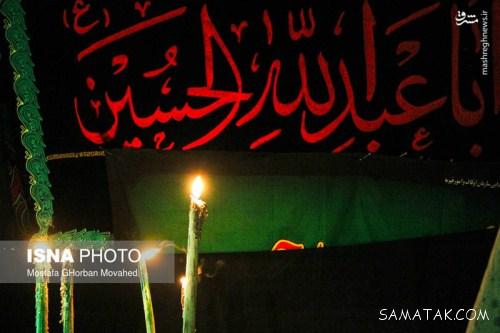 شام غریبان امام حسین در غروب روز عاشورا (عکس)