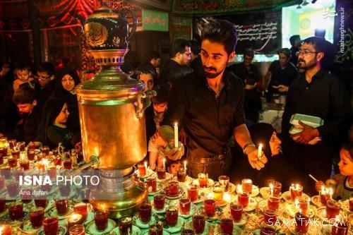 شام غریبان امام حسین در غروب روز عاشورا (عکس)