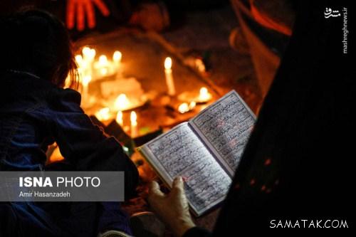 شام غریبان امام حسین در غروب روز عاشورا (عکس)